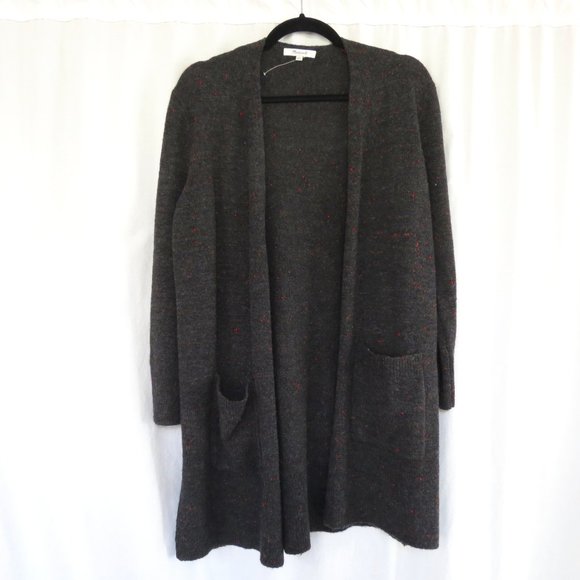 Madewell Sweaters - Madewell cardigan sweater NEW Wool blend Small Gray confetti